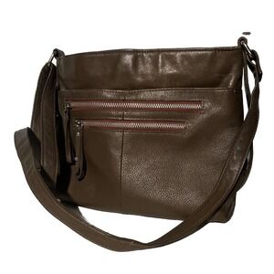 Great‎ American Leatherworks Crossbody  Military green Bag Purse Handbag Grunge